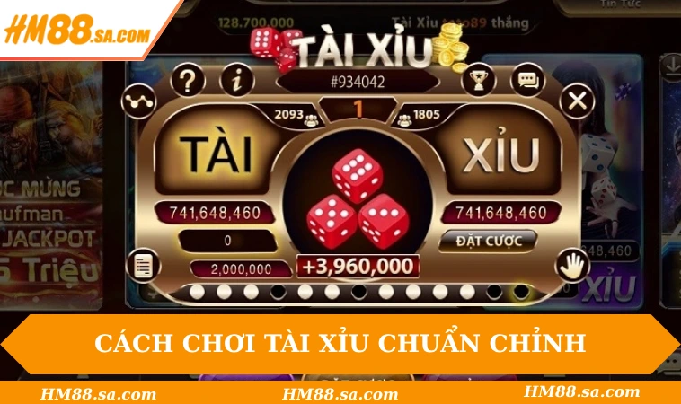 Cách chơi Tài Xỉu
