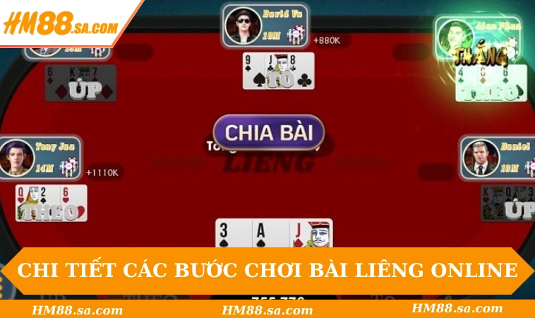 Cách Chơi Liêng - HM88 Hướng Dẫn Thủ Thuật Đánh Nhanh Thắng 1 Chi tiết các bước chơi bài Liêng online