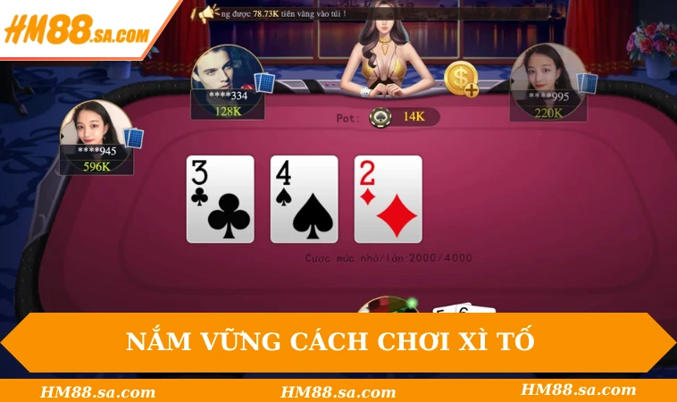 Cách Chơi Xì Tố Tại HM88 - Quy Trình Chuẩn Cho Newbie 2 Nắm vững cách chơi Xì Tố và các mẹo giúp dễ thắng game