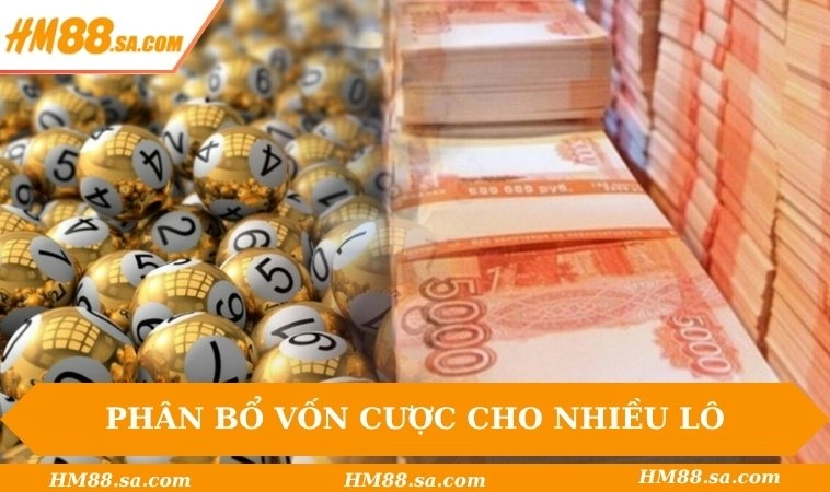 Dàn Đề 50 Số Bất Bại - Chiến Thuật Đánh Dàn Chuẩn Xác 99% 2 Phân bổ vốn cược cho nhiều lô